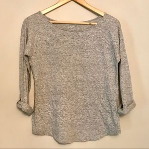 Ann Taylor Loft Heather Grey Tee
